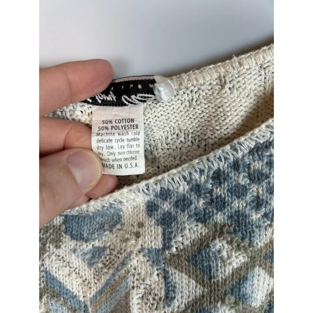 Vintage Glory Us OverSize Knit‎ Pullover Sweater 90s Cottagecore Boho Women's XS - Picture 5 of 8